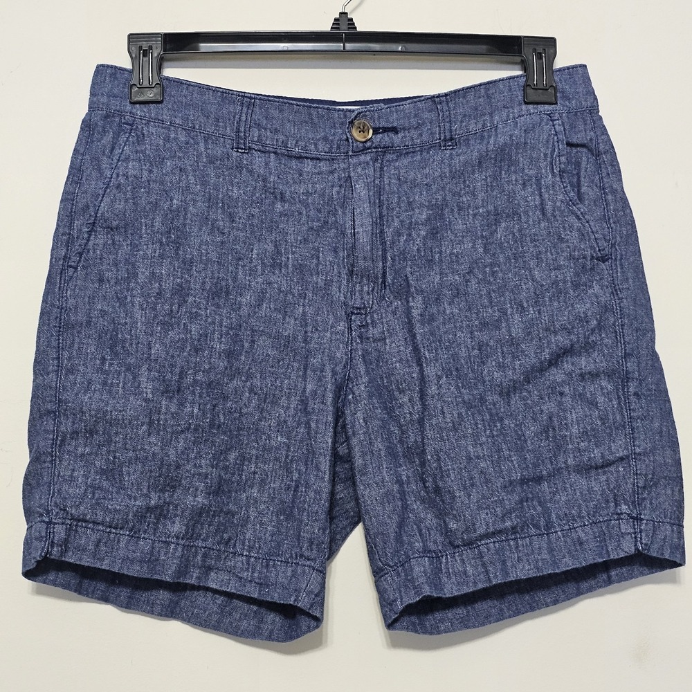 Old Navy Women's Shorts Large 12 Blue Pockets Blue Medium Wash High Rise 478226